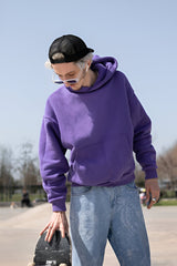 Bold Purple Men's Hoodie