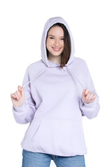 YAQEEN Light Purple Women's Hoodie