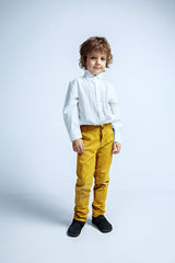 Boys Light Brown Trouser
